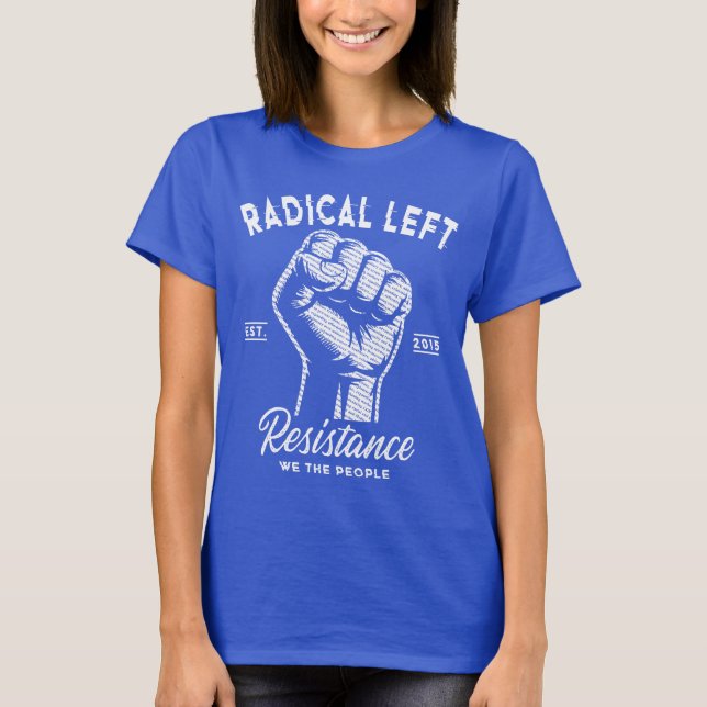 Camiseta Punho Radical da Esquerda Nós Povo (Frente)