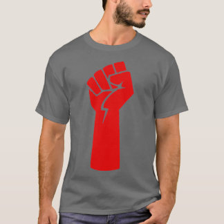Camiseta punho vermelho