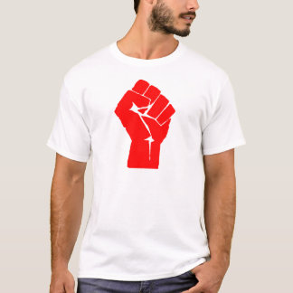 Camiseta punho vermelho