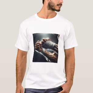 Camiseta Punhos Intensos de Boxe Musculação Enrolada Fitnes