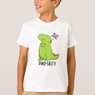 Camiseta Punição de dinossauro engraçado e salgado