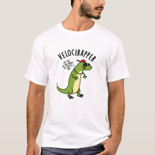 Camiseta Punição de dinossauro engraçado Veloci-rapper