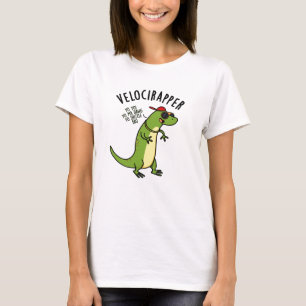 Camiseta Punição de dinossauro engraçado Veloci-rapper