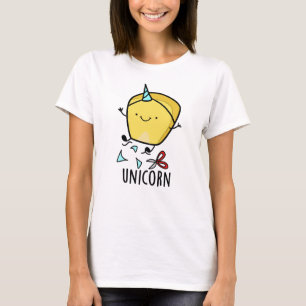 Camiseta Punição de Milho Divertido Unicórnio