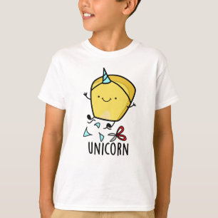 Camiseta Punição de Milho Divertido Unicórnio 
