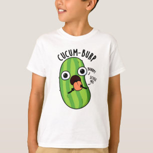 Camiseta Punição de pepino engraçada Cucum-burp