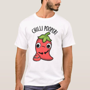 Camiseta Punição de Pimenta Engraçada Chili Pooper