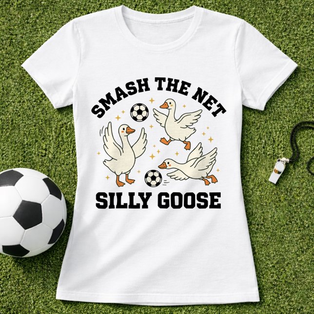 Camiseta Punição Divertida de Futebol do Ganso Bobalhão (Criador carregado)