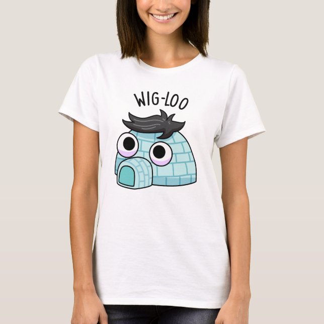 Camiseta Punição Divertida de Igloo Peruca  (Frente)