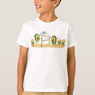 Camiseta Punição engraçada de abacate de volei de praia