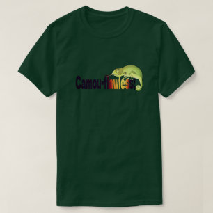 Camiseta Punição Engraçada de Camaleão Camu-flawless
