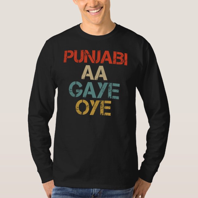 Camiseta PUNJABI AA GAYE OYE funny (Frente)