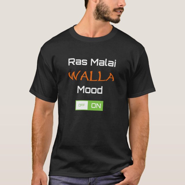 Camiseta Punjabi Ras Malai walla mood no Desi Indian Panjab (Frente)