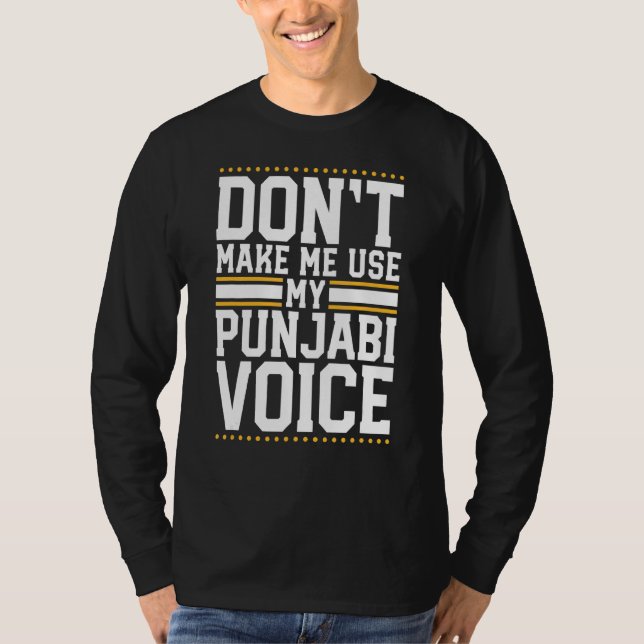 Camiseta Punjabi Voice Indian Punjab (Frente)