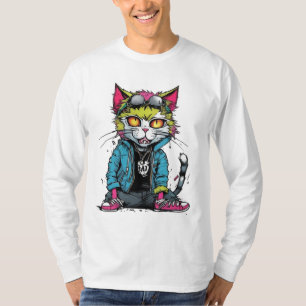 Camiseta Punk Bad Cat