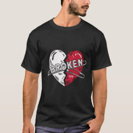 Camiseta Punk Broken Heart Design