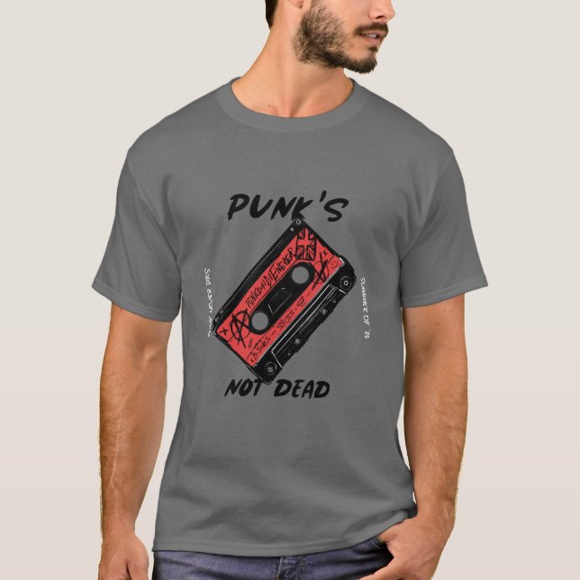Camiseta Punk Clássico Não Morto (Frente)