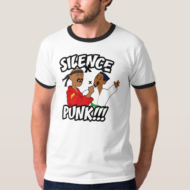Camiseta Punk do silêncio de DFJ (Frente)