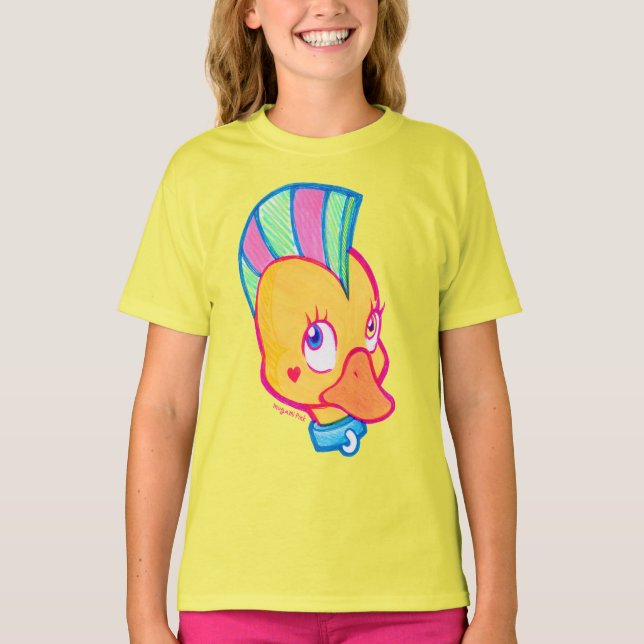 Camiseta Punk Ducy Girl (Frente)