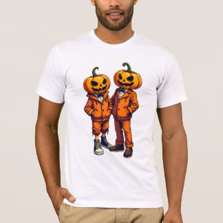Camiseta Punk Halloween vestido Pumpkin