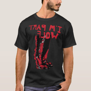 Camiseta Punk In Part Wolf Wild Human Animal