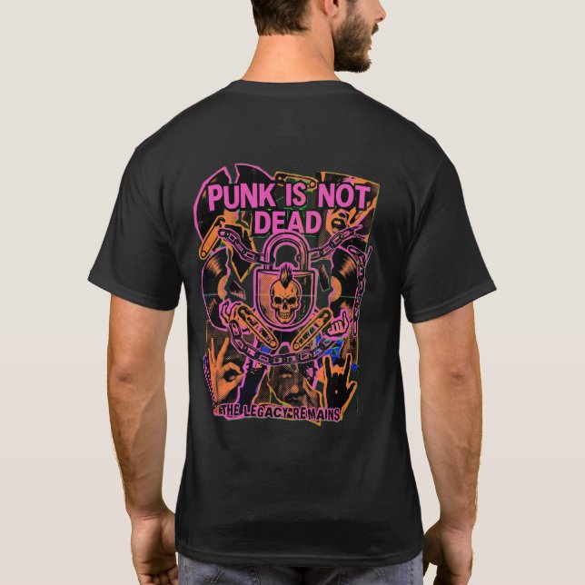 Camiseta Punk Is Not Dead – Backstreet Rhythm Grun (Verso)