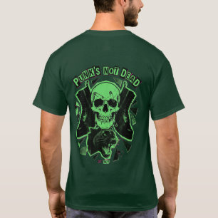 Camiseta Punk Is Not Dead – Skull & Panther Grunge