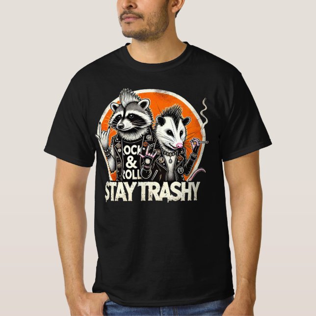 Camiseta Punk Keep Trashy (Frente)