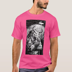 Camiseta Punk Minotaur Mythology Rebel Street Art