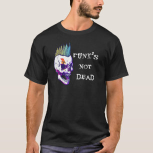 Camiseta Punk não é Morto Punk Skull Rock Vintage