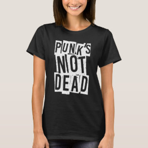Camiseta Punk não é o Morto Vintage Punk Rock Punk não é de
