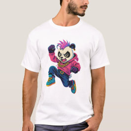 Camiseta Punk Panda Power