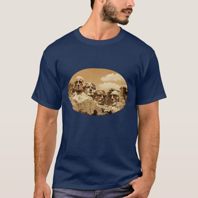 Camiseta Punk Presidentes Rushmore (Frente)