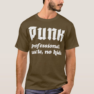 Camiseta Punk Professional Tio No Kids Punk Rock Design