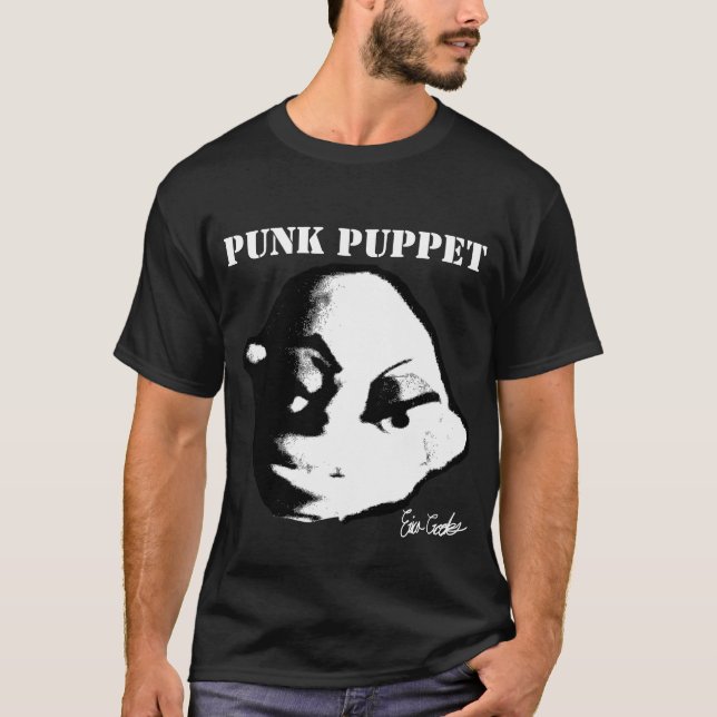 Camiseta Punk Puppet (design Erica Crooks) (Frente)