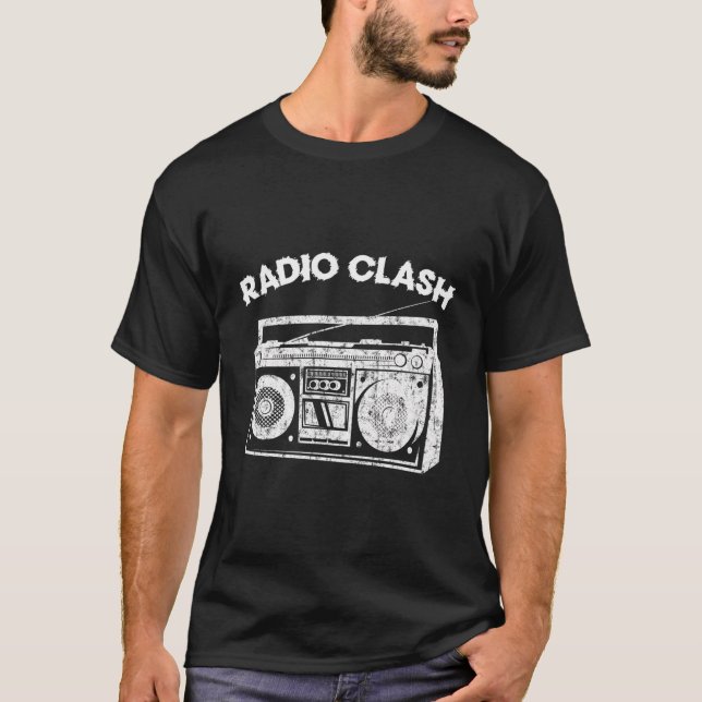 Camiseta Punk Radio Clash (Frente)