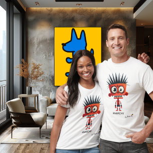 Camiseta Punk Rebel   ANARQUIA - Por Design   Único