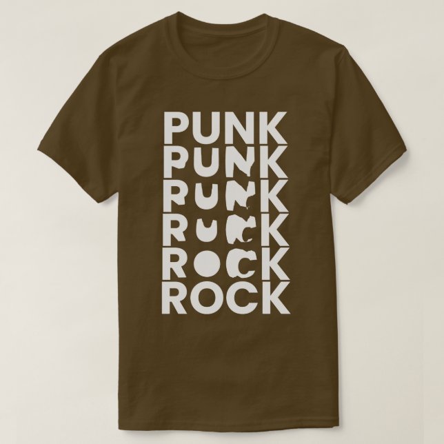 Camiseta punk rock (Frente do Design)