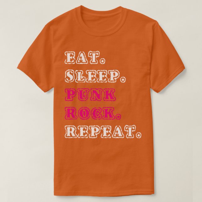 Camiseta Punk Rock (Frente do Design)