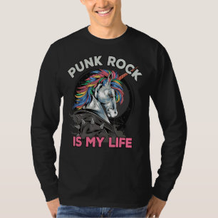 Camiseta Punk Rock É A Minha Vida Anarquista E Punker I Pun