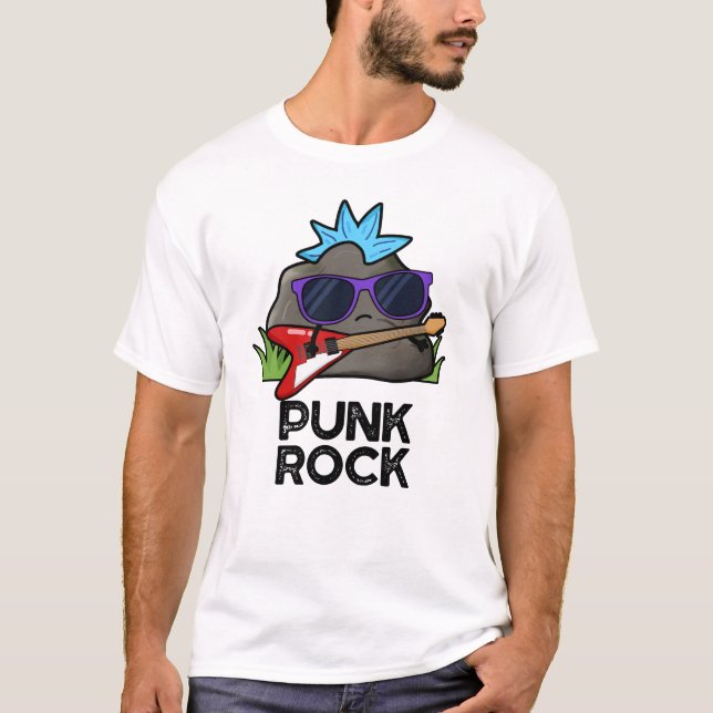 Camiseta Punk Rock Funny Music Pun (Frente)