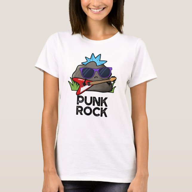 Camiseta Punk Rock Funny Music Pun (Frente)