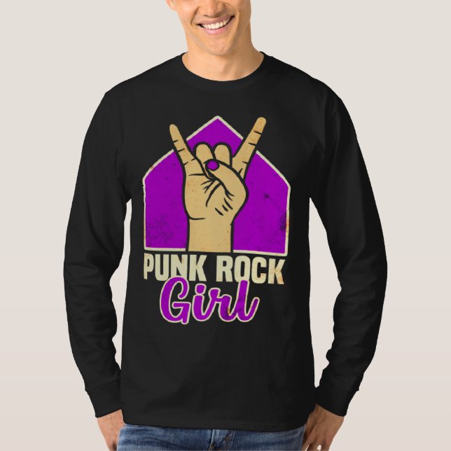 Camiseta Punk Rock Girl (Frente)