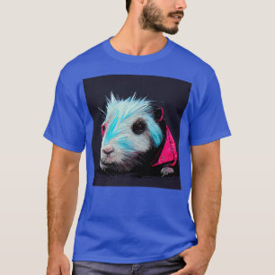 Camiseta Punk Rock Guiné Pig Numa Jaqueta De Couro