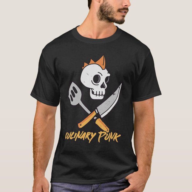 Camiseta Punk Rock Hobby Culinário (Frente)