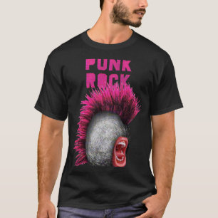 Camiseta Punk Rock Mohawk Stone Legal Hair Clever Oldies Mu
