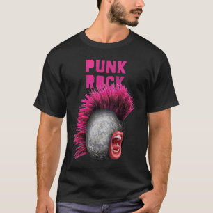 Camiseta Punk Rock Mohawk Stone Legal Hair Clever Oldies Mu