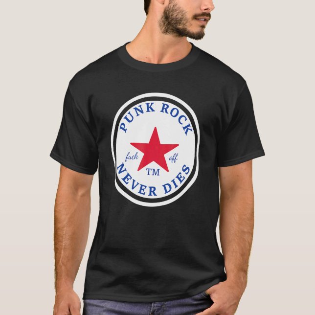 Camiseta Punk Rock Nunca Morre (Frente)