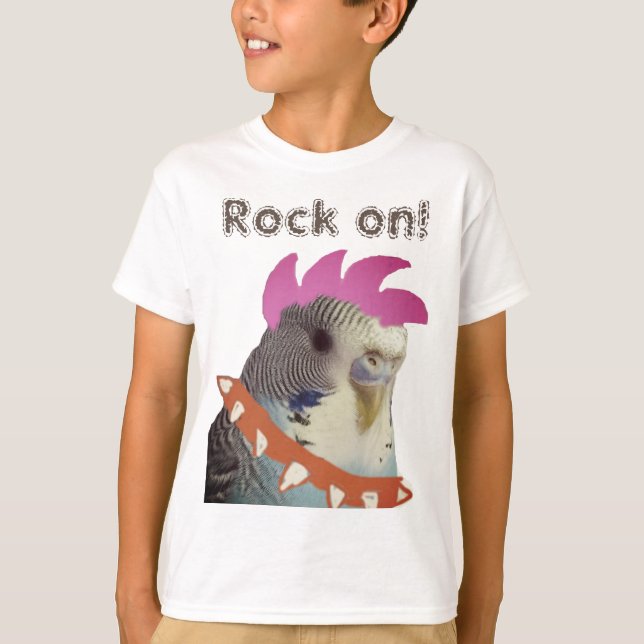 Camiseta Punk Rock Parakeet (Frente)
