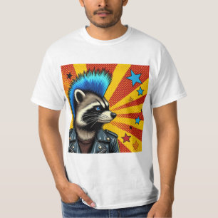 CAMISETA PUNK ROCK RACCOON 2